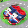 AC Baby Warm Blue And Red Winter Slippers 8297