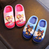 Paw Patrol Pup Print Warm Pink Winter Slippers 8327