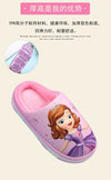DS Princess Sofia Print Warm light Purple Winter Slipper 8321
