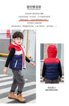 PN Color Block Sleeveless Puffer Jacket 8236