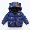 JB Teddy Bear Navy Blue Puffer Jacket 8240