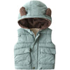 YC Front Pocket Inner Fur Mint Puffer Jacket 8232