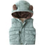 YC Front Pocket Inner Fur Mint Puffer Jacket 8232
