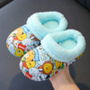 NHS Super Style Cartoon Print Blue Warm Slippers 10653