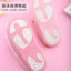 TY Winter Kitty Aplic Tea Pink Warm Slippers 10645