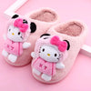 TY Winter Kitty Aplic Tea Pink Warm Slippers 10645