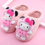 TY Winter Kitty Aplic Tea Pink Warm Slippers 10645