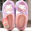 TY Flower Kitty Pink Warm Slippers 10648