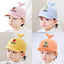 CN Embroided Grapes Orange Cotton Cap 10939
