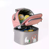Sheep Hot & Cold Travel Milk Pack Detachable 2 Piece Pink & Grey Backpack 9094
