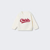 ZR Cherie Embroidered Off White Sweatshirt 9895