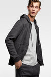 ZR Anthracite Grey Zip Up Hoodie 452