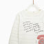ZR Off White Telephone Sweatshirt 10687