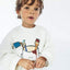 ZR Baby Printed Off-White Sweatshirt