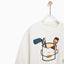 ZR Baby Printed Off-White Sweatshirt