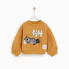 ZR Baby Printed Mustard Sweatshirt