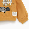 ZR Baby Printed Mustard Sweatshirt