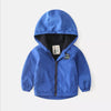 Wapy Cat Back Light Weight Royal Blue Hooded Zipper 7776