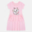 B.X Marie Cat Pink Pocket Frock 7532