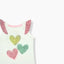 PEP Heart Printed White Top