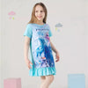 Night Glow Disney Frozen Sky Blue Frock 9699