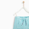 ZR Kangaroo Pocket Sky Blue Bermuda Shorts
