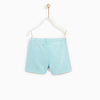 ZR Kangaroo Pocket Sky Blue Bermuda Shorts