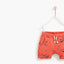 ZR Sharks Printed Rust Bermuda Shorts