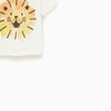ZR Lion Face Print OFF-White T Shirt
