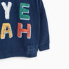 ZR Baby Boy Yeah Blue Sweatshirt