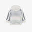 ZR White With Blue Stripes Hoodie 740