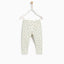 ZR Kids Ribbed Leggings Ecru White