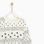 ZR White Doted Sweatshirt