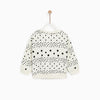 ZR Black Doted White Sweatshirt 380