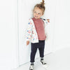 ZR Kids Floral Plush White Jacket