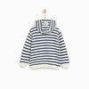 ZR Ecru Blue Stripe Hoodie