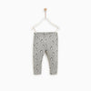 ZR Grey Penguine Printed Legging 10737