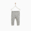 ZR Grey Penguine Printed Legging 10737