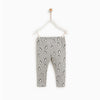 ZR Grey Penguine Printed Legging 10737