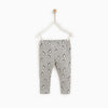ZR Grey Penguine Printed Legging 10737
