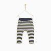 ZR Blue White Striped Legging