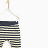 ZR Blue White Striped Legging