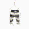 ZR Blue White Striped Legging