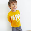 ZR Kids Yellow Happy Sweatshirt