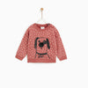ZR Babies Polka Dot Dog Sweatshirt
