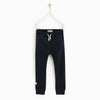 ZR Navy Blue Pocket Zip Jogging Trouser