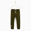 ZR Khaki Pocket Zip Jogging Trouser
