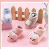 YB Sheep Design Peach Antislip Socks 8063