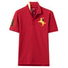 GRD Napoleon Red Cotton Pique Polo 7389