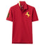 GRD Napoleon Red Cotton Pique Polo 7389